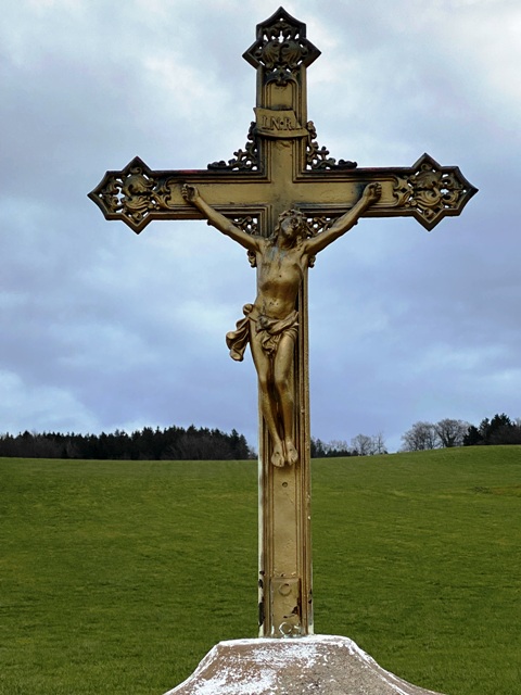 Wegkreuz auf dem Weg von Winterstettendorf nach Winterstettenstadt
