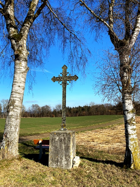 Winterstettenstadt-Sieberatsweiler, Metallkreuz