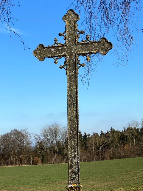 Winterstettenstadt-Sieberatsweiler, Metallkreuz