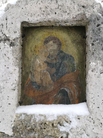 Bildstock am Kirchenweg Wolfegg - Wassers, Hl. Josef