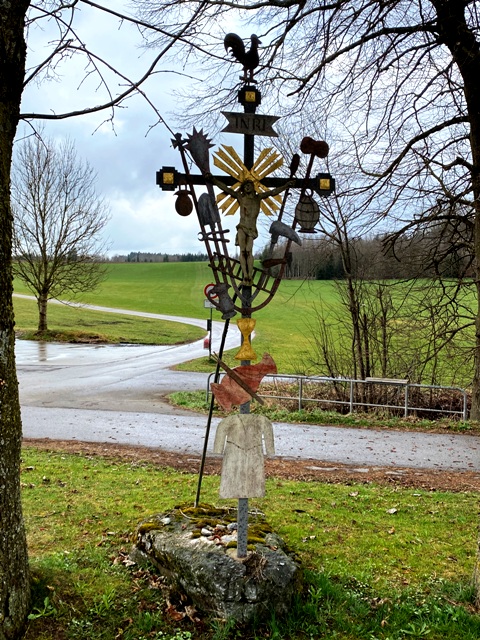 Arma-Christi-Kreuz Adrazhofen, Richtung Tannhfe