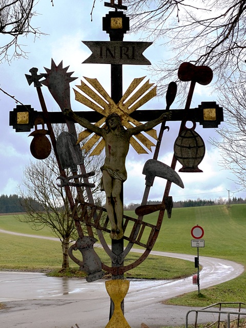 Arma-Christi-Kreuz Adrazhofen, Richtung Tannhfe