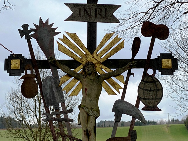 Arma-Christi-Kreuz Adrazhofen, Richtung Tannhfe