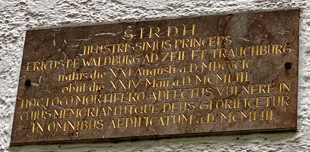 Aitrach, Fürst-Erich-Kapelle, Ölberg