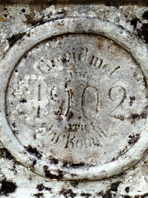 Wegkreuz an der Strae von Gaishaus nach Roberg, Detail2