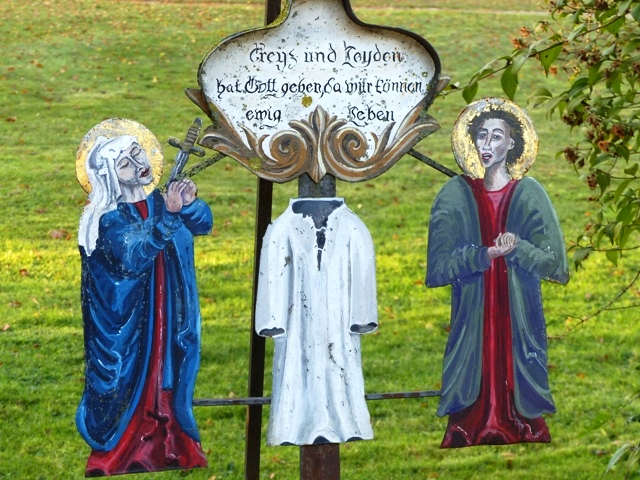 Ankenreute, Arma-Christi-Kreuz, Detail