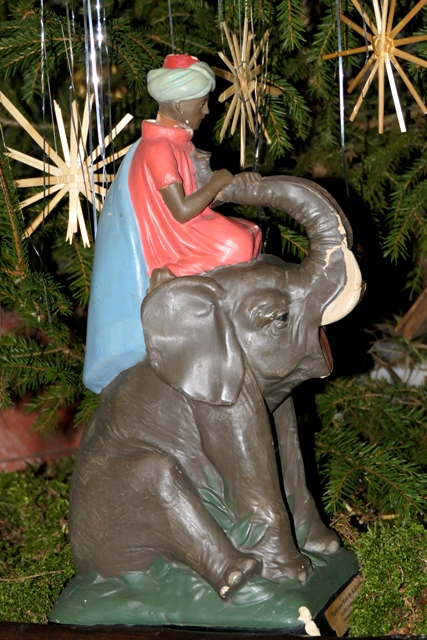 Krippenlandschaft in der Pfarrkirche von Arnach