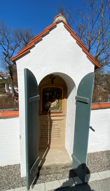 Kreuzweg auf dem Baindter Friedhof