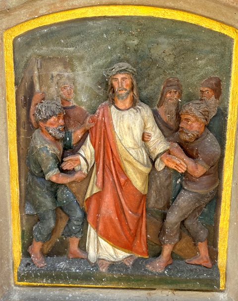 Kreuzweg auf dem Baindter Friedhof
