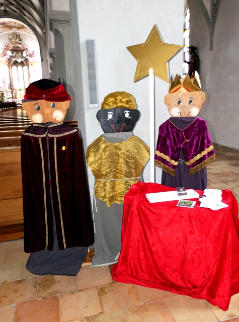 Krippe in der Pfarrkirche Baindt