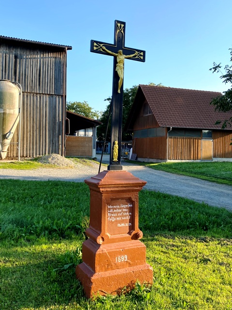 Wegkreuz in Schachen
