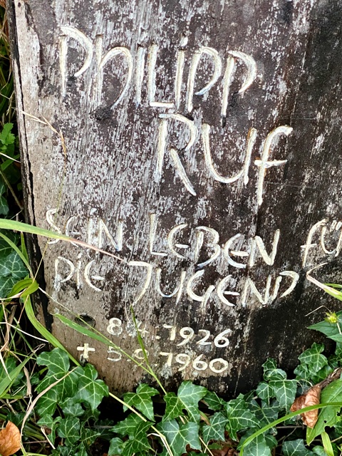 Stele fr Philipp Ruf an der L 314