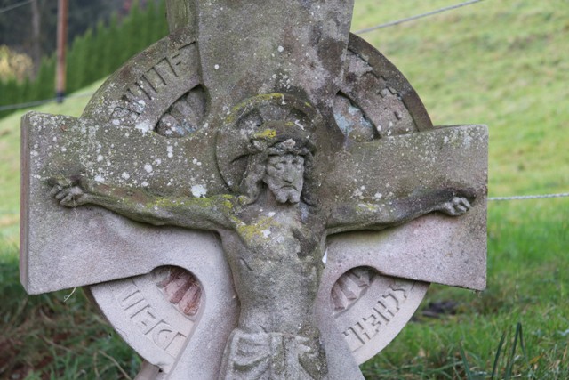 Bolanden, Wegkreuz, Bolander Weg, Detail