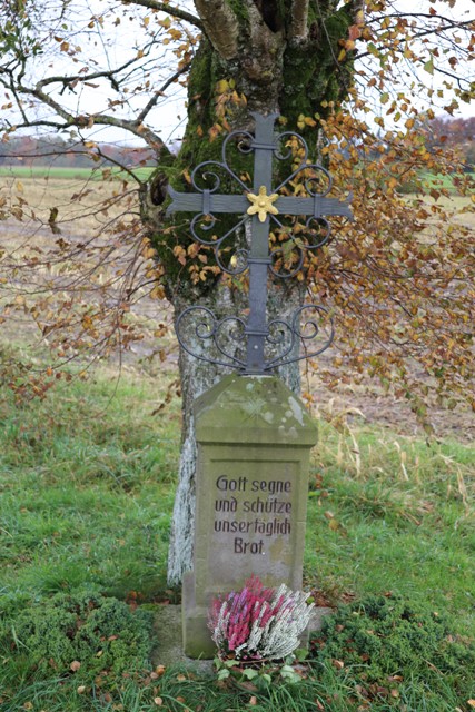 Bergatreute Richtung Bolanden, Wegkreuz