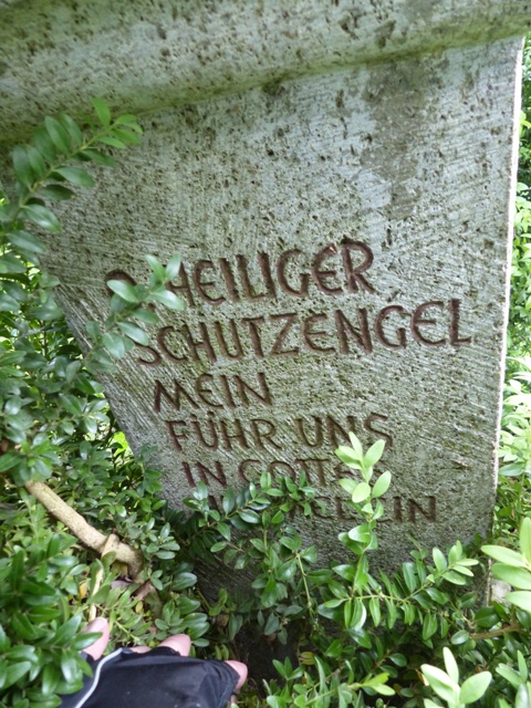Witschwende, weiter unten, Stogebet zum Schutzengel