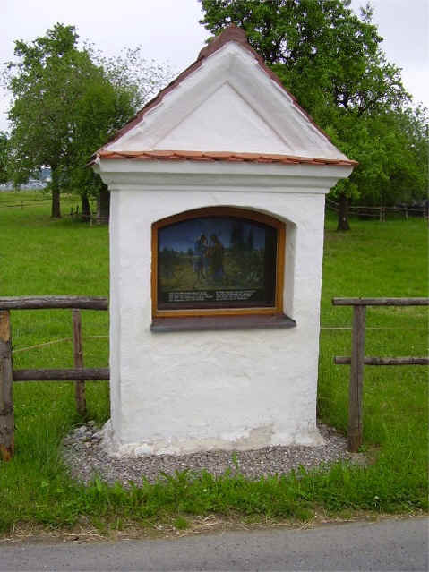 Bildstckle in Steinenberg (mit dem Bild von der Flucht der Heiligen Familie nach gypten)