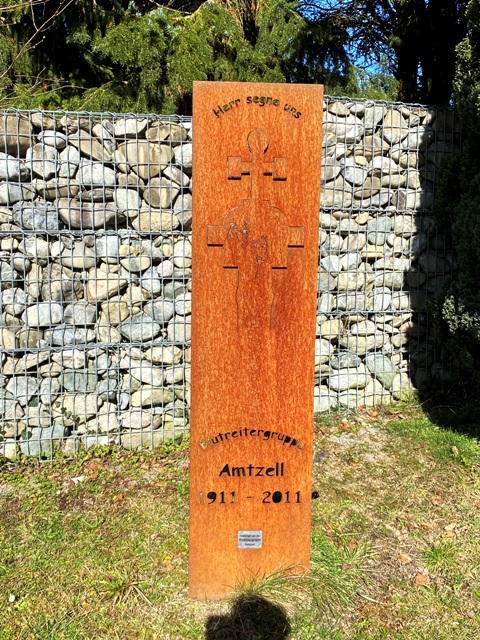 Wegzeichen Blutreitergruppe Amtzell