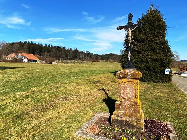Wegkreuz mit Bitte um gutes Wetter, Bodnegg