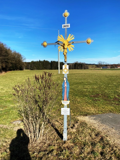 Wegkreuz nach Hannober Richtung Kofeld