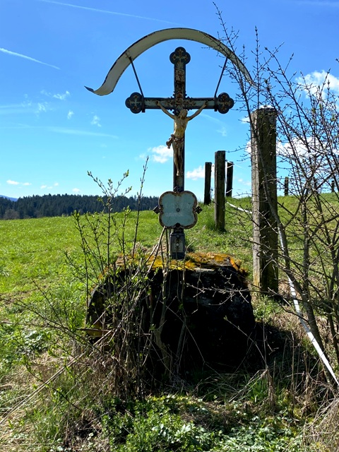 Wegkreuz beim Vereinshaus des Gieener Schtzenvereins