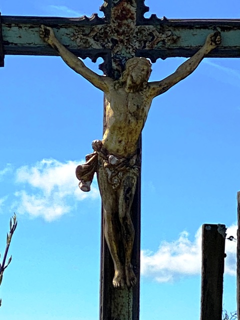 Wegkreuz beim Vereinshaus des Gieener Schtzenvereins