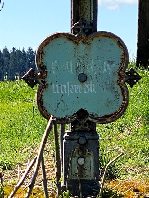 Wegkreuz beim Vereinshaus des Gieener Schtzenvereins