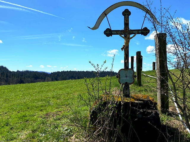 Wegkreuz beim Vereinshaus des Gieener Schtzenvereins