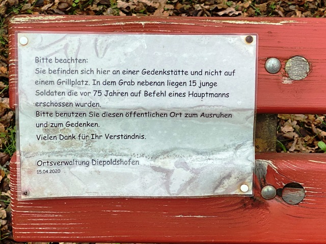 Diepoldshofen, Soldatengrab