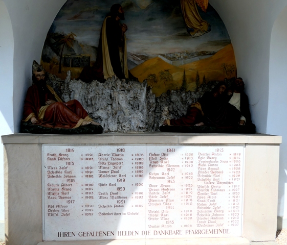 lberg Dieterskirch, zugleich Ehrenmal fr die Opfer der Kriege
