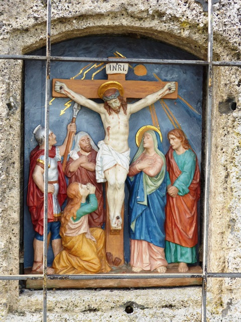 Eintrnen, Station 12, Jesus stirbt am Kreuz