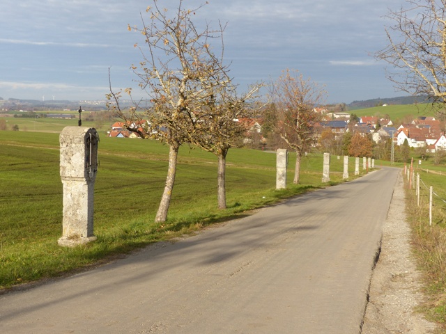 Eintrnen, Anlage des Kreuzwegs
