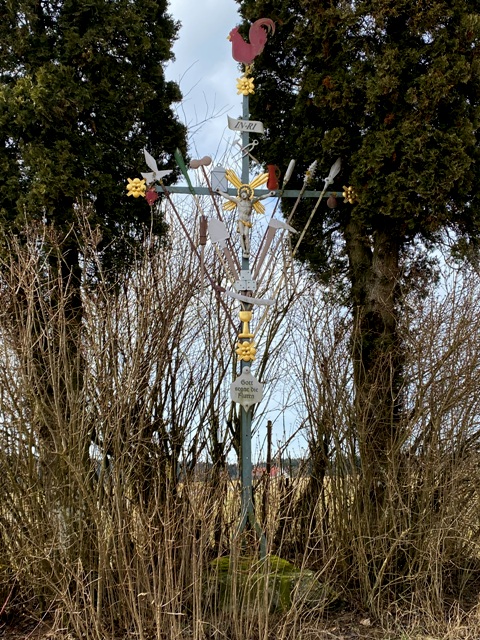 Arma-Christi-Kreuz an der L265 nahe Ellwangen