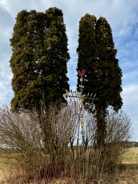 Arma-Christi-Kreuz an der L265 nahe Ellwangen