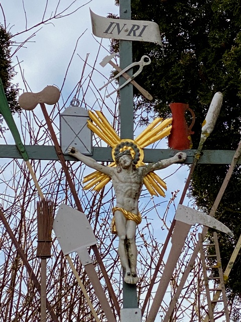 Arma-Christi-Kreuz an der L265 nahe Ellwangen