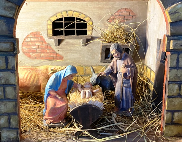 Heilige Familie in der Weihnacht in Gaisbeuren