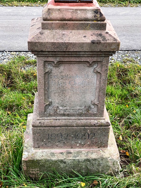 Wegkreuz Haisterkirch am Radweg nach Osterhofen