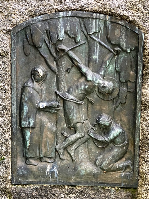 Wegkreuz Haisterkirch mit Fugelbild