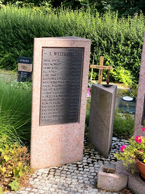 Denkmal fr die Gefallenen und Vermissten der Weltkriege in Kappel