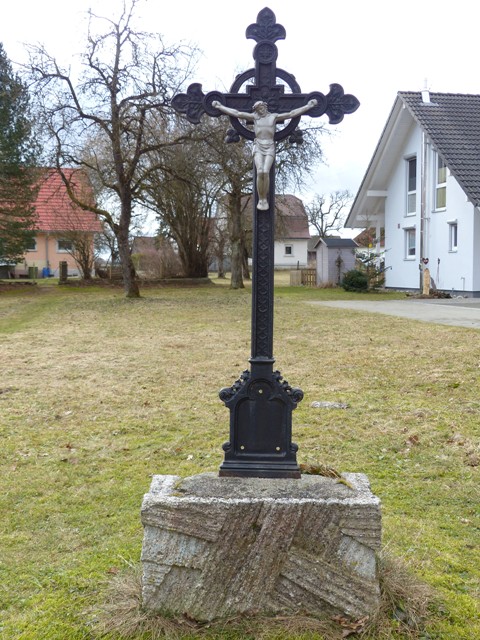 Wegkreuz Brgerstrae Mennisweiler, Hof Ruf