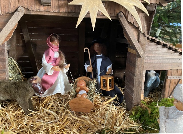 Krippe in der Pfarrkirche Leupolz