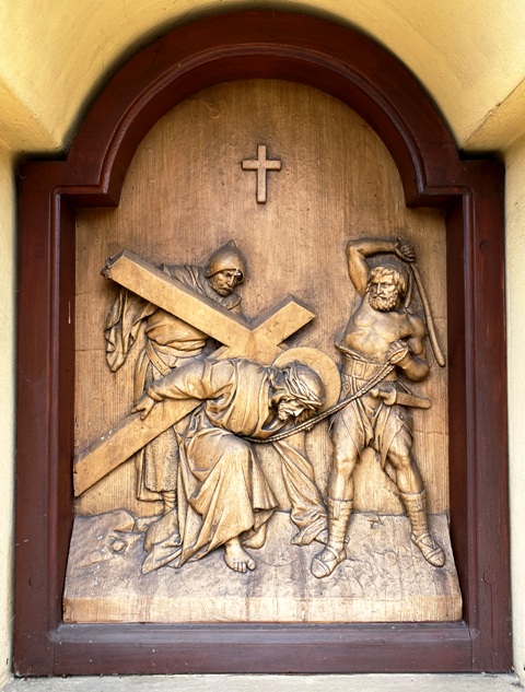 Kreuzweg Mittelbiberach, Station 3