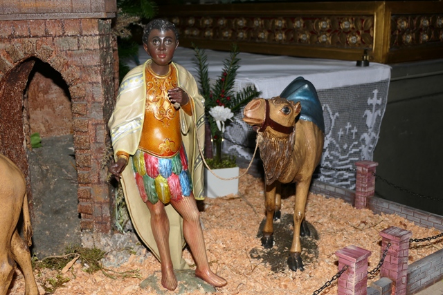 Krippe in der Pfarrkirche Mari Geburt in Mochenwangen