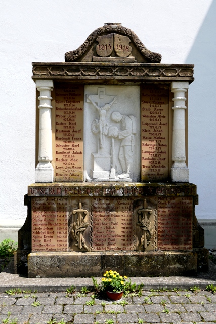 Mochenwangen, Mahnmal fr die Opfer des Ersten Weltkriegs