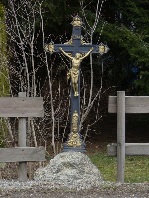 Wegkreuz an der L 314, bei der Eligiuskapelle Mennisweiler