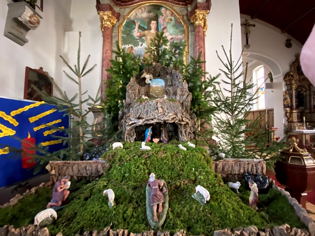 Krippe in Niederwangen, Pfarrkirche St. Andreas