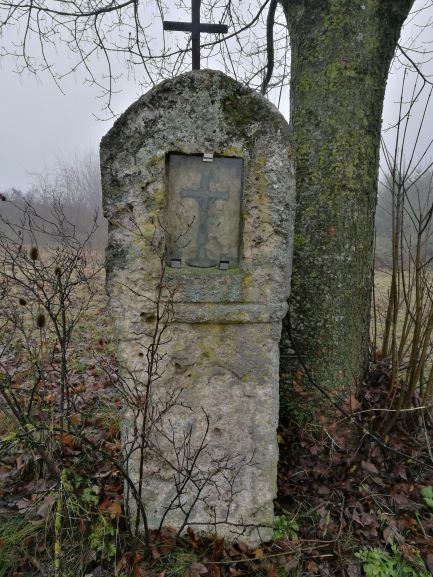 Bildstock an der Strae von Furt nach Bergatreute, Bushaltestelle