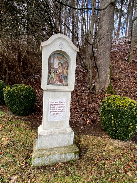 Rot an der Rot, Mettenberg, Kreuzweg, Station 1