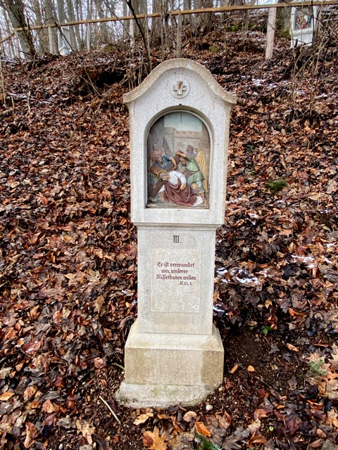 Rot an der Rot, Mettenberg, Kreuzweg, Station 1