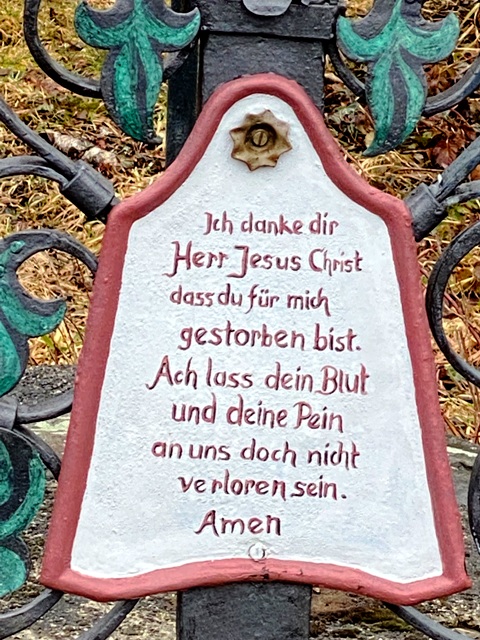 Schweinebach, Arma-Christi-Kreuz