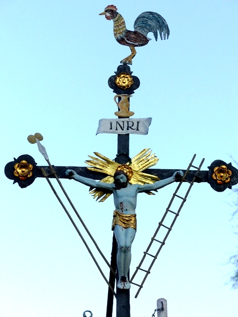 Seeden, Arma-Christi-Kreuz, klein, Detail